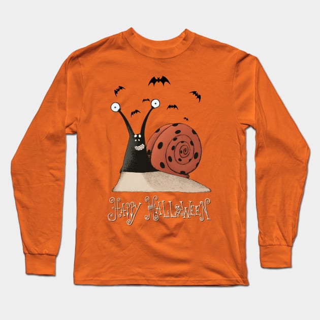 Ladybird snail Long Sleeve T-Shirt by mangulica